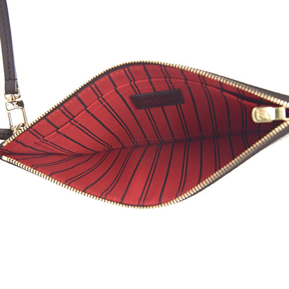 Louis Vuitton Damier Ebene Neverfull MM GM Pochette 5 of 10