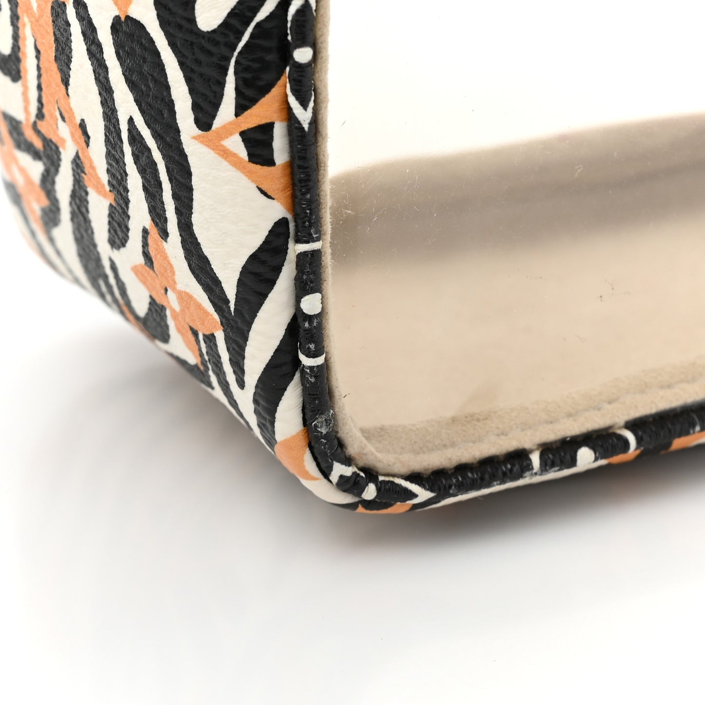Monogram Giant Jungle Beach Pouch Ivory