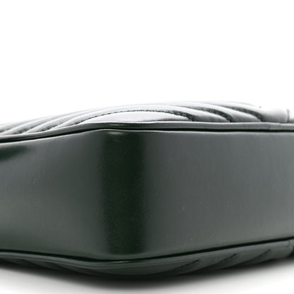 Saint Laurent Calfskin Matelasse Monogram Lou Camera Bag Vert Fonce 9 of 10