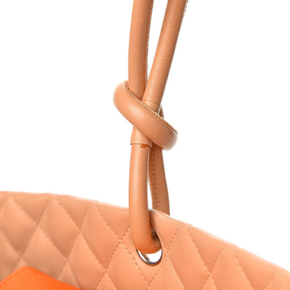 Chanel Calfskin Quilted Large Cambon Tote Beige 11 of 12