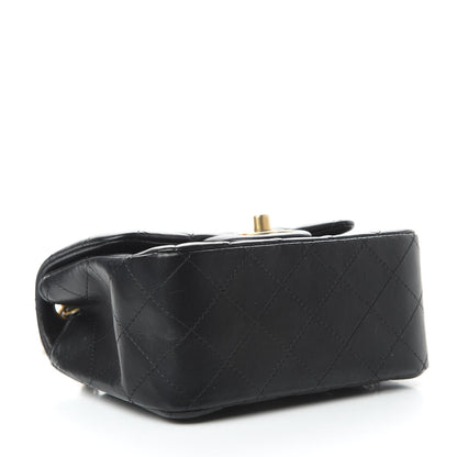 Chanel Lambskin Quilted Mini Square Flap Black 4 of 10