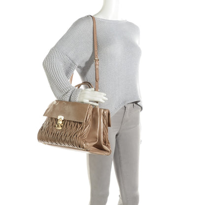Miu Miu Nappa Matelasse Tote Cammeo 2 of 8
