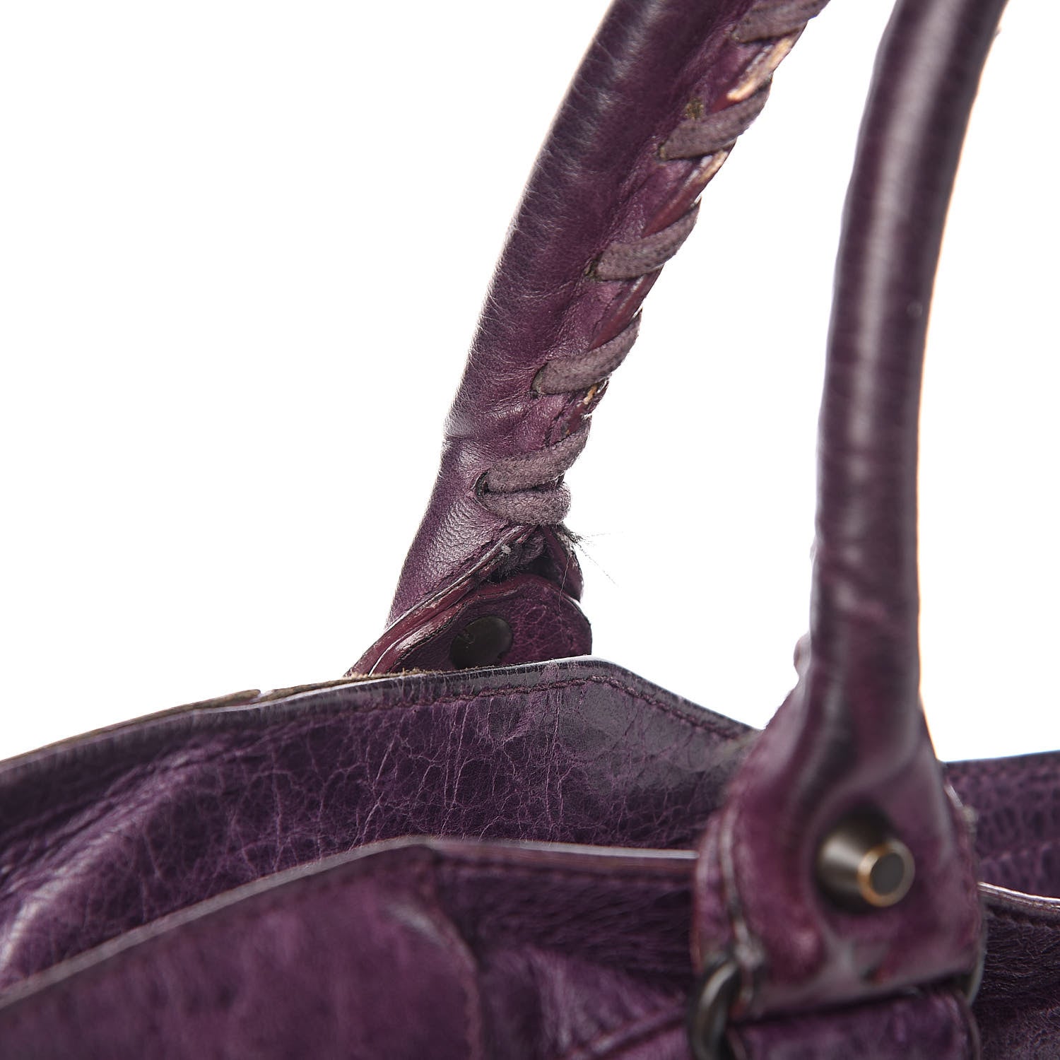 Balenciaga Agneau Classic Hardware Part Time Raisin 9 of 15