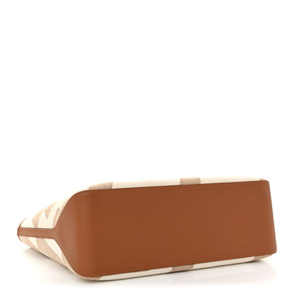 Hermes Swift H Canvas Cabas H En Biais 40 Ecru Naturel Gold 4 of 10