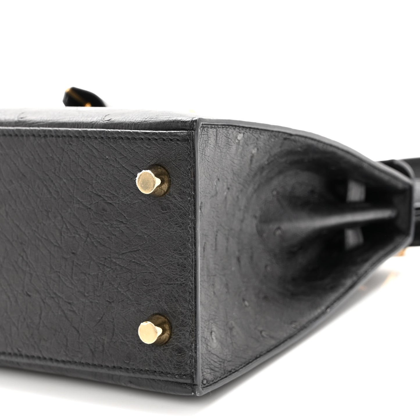 Ostrich Kelly Sellier 25 Black