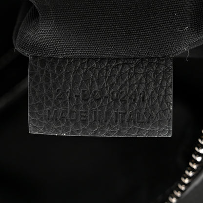 Christian Dior X PETER DOIG Grained Calfskin Saddle Bag Black 7 of 13