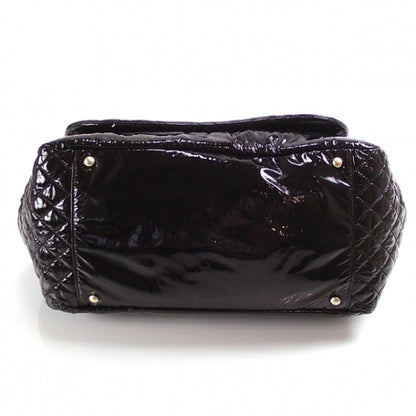 Chanel Vinyl The Rock and Chain Flap Black 4 of 12
