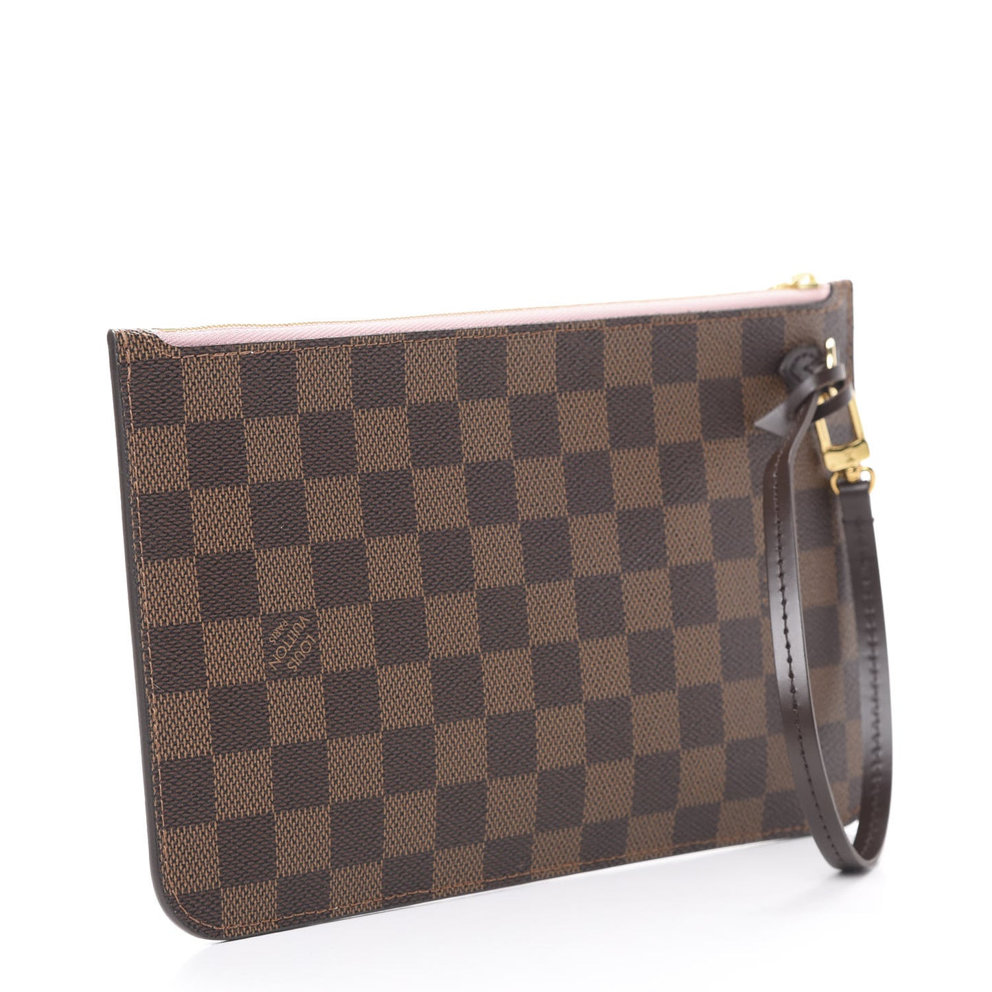 Damier Ebene Neverfull MM GM Pochette Rose Ballerine