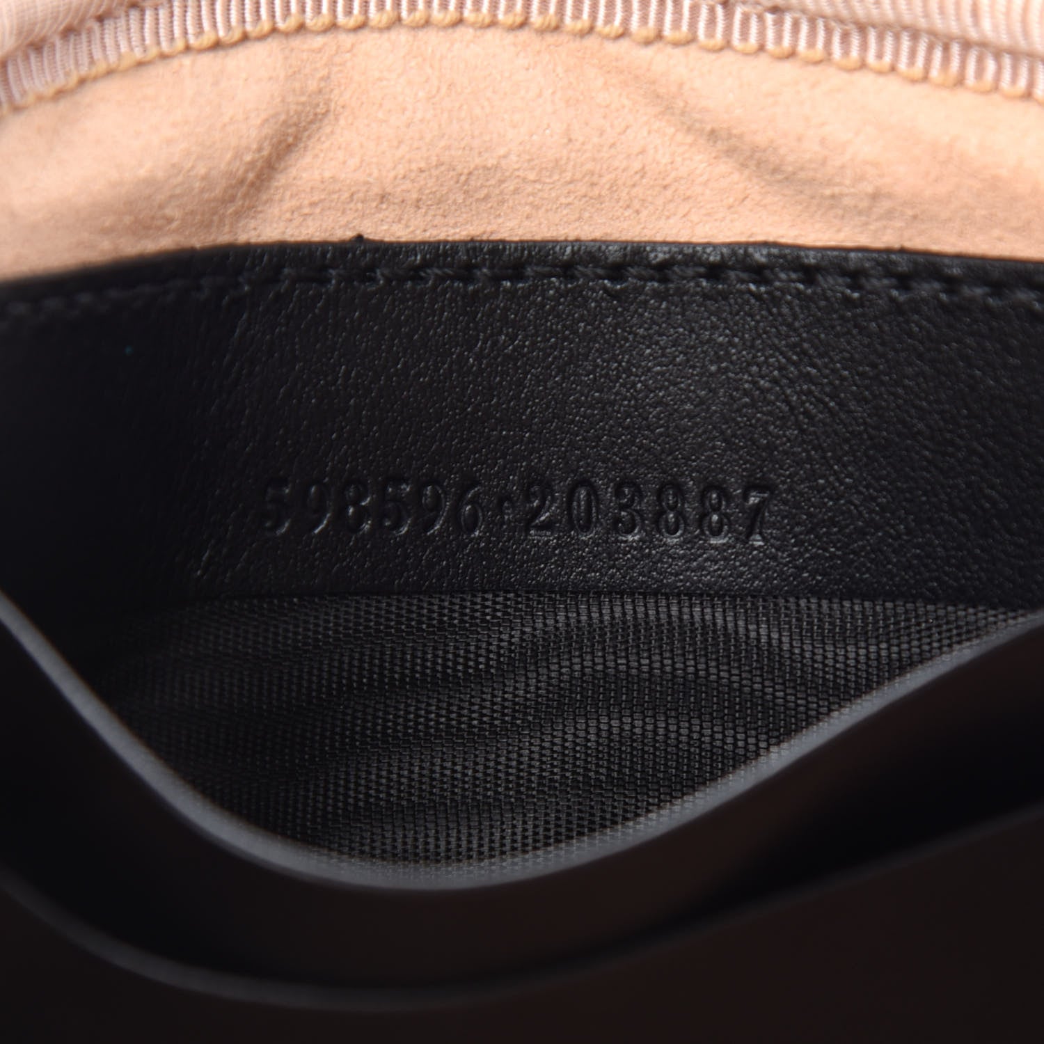 Gucci Calfskin Matelasse Mini GG Marmont Chain Crossbody Bag Black 8 of 13