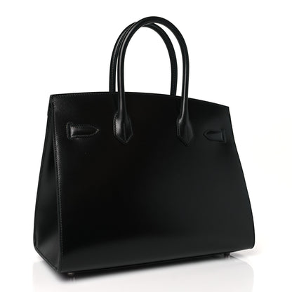 Hermes Box Birkin Sellier 30 Black 3 of 11
