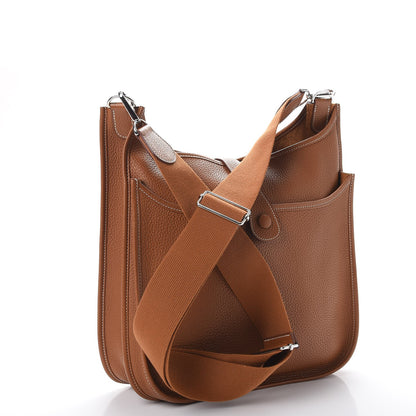 Hermes Taurillon Clemence Evelyne III GM Gold 3 of 7