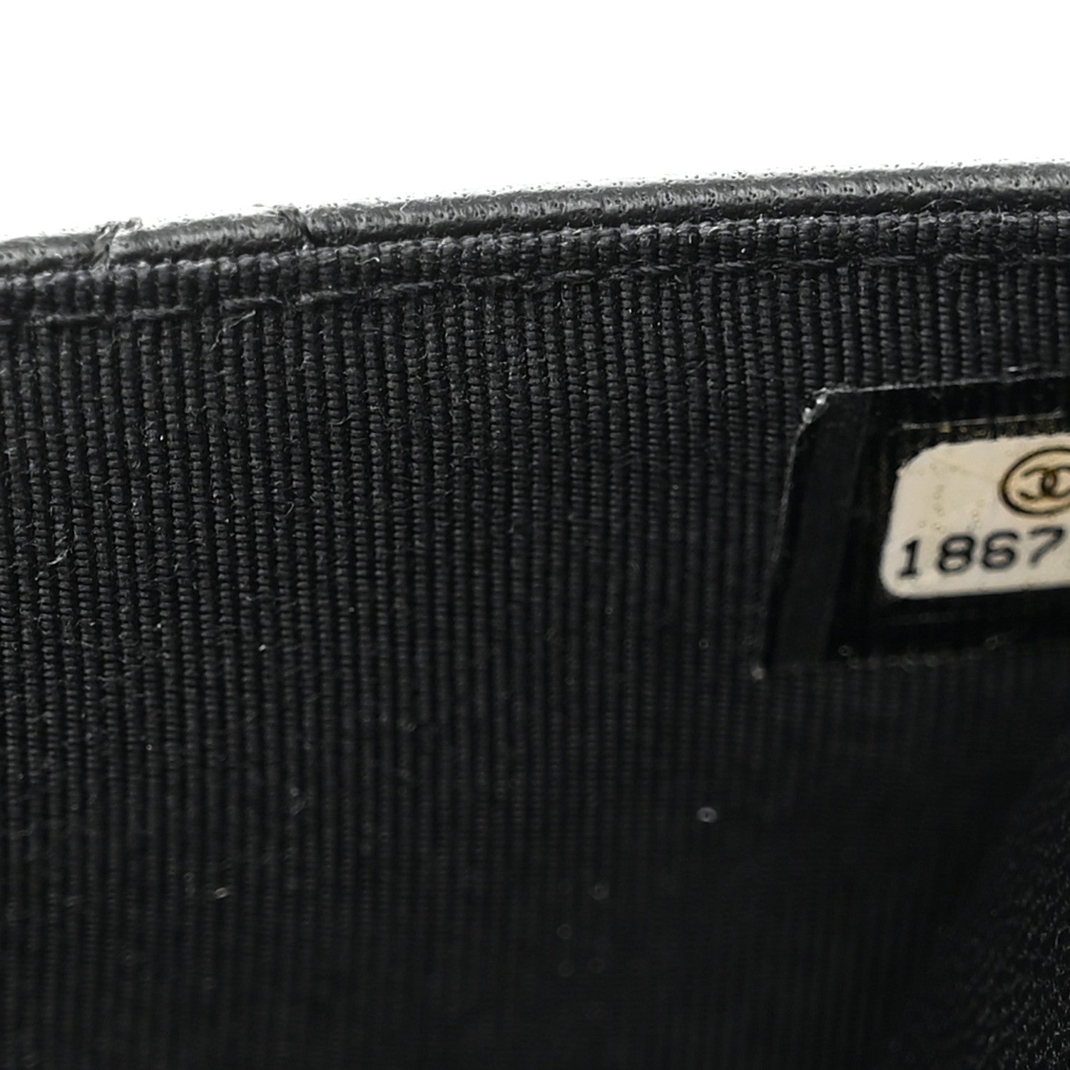 Chanel Lambskin Quilted Wallet On Chain WOC Black 8 of 12