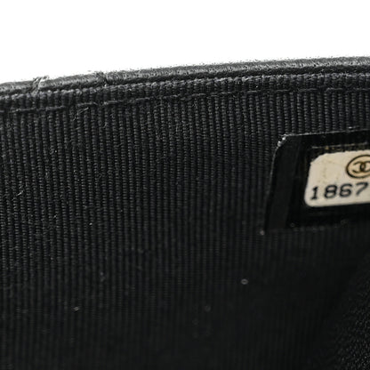 Chanel Lambskin Quilted Wallet On Chain WOC Black 8 of 12