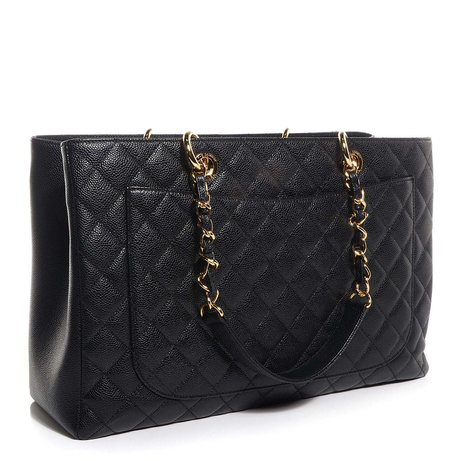 Chanel Caviar XL Grand Shopping Tote GST Black 3 of 8