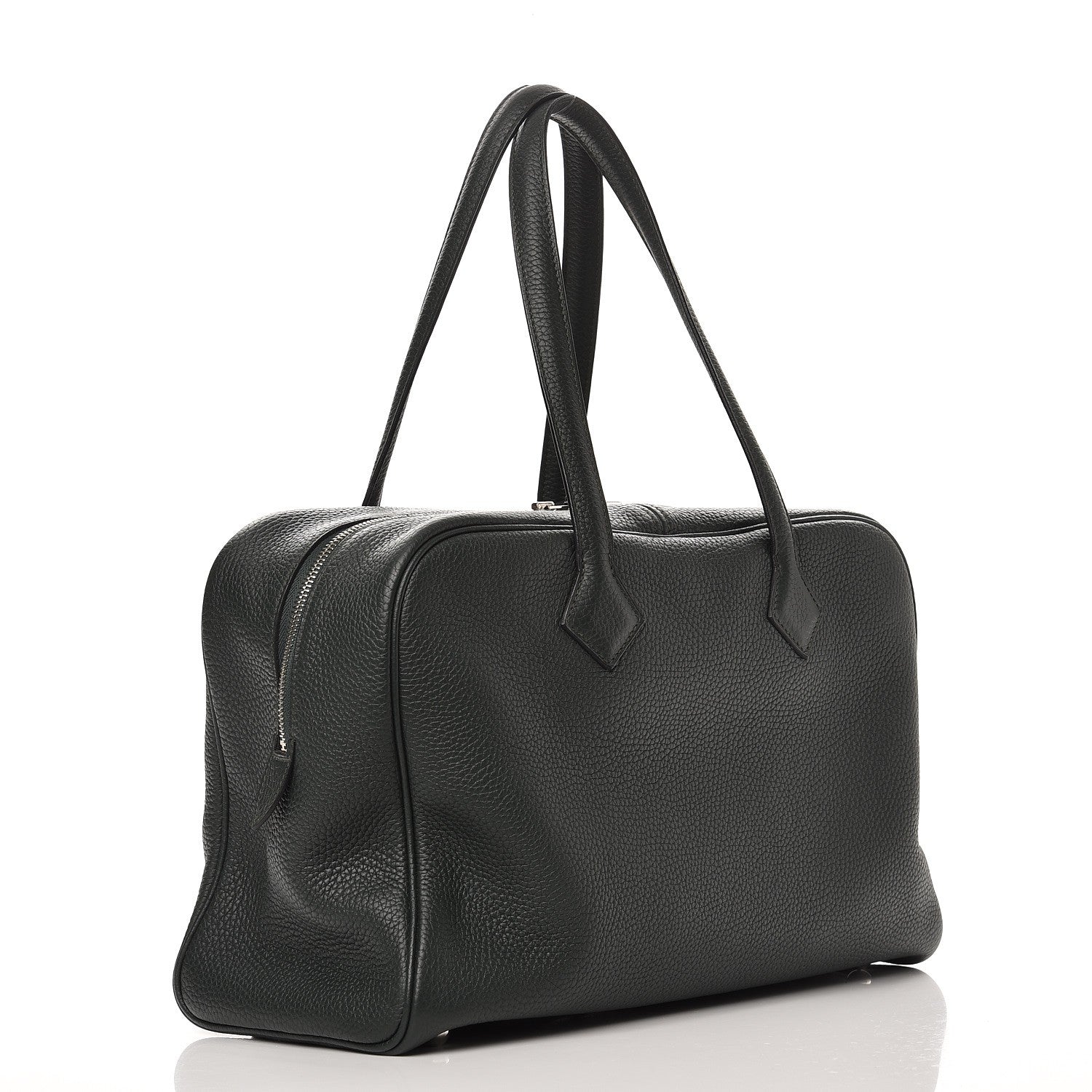 Hermes Taurillon Clemence Victoria II 35 Vert Fonce 3 of 9