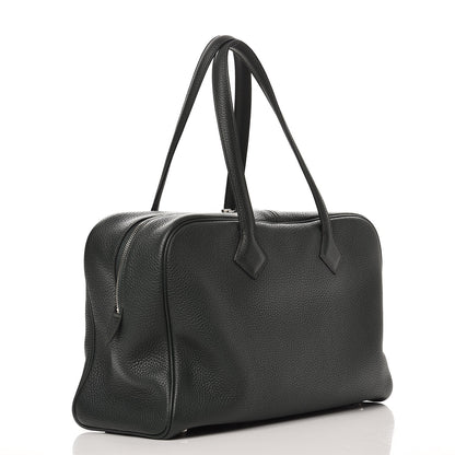 Hermes Taurillon Clemence Victoria II 35 Vert Fonce 3 of 9