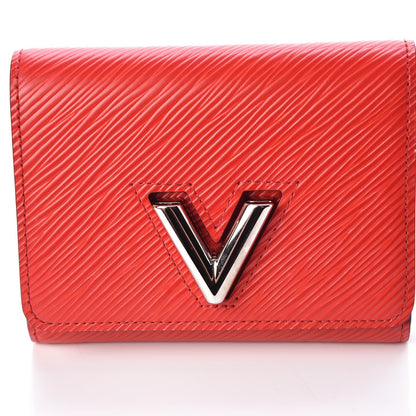 Louis Vuitton Epi Twist Compact Wallet Red 8 of 9