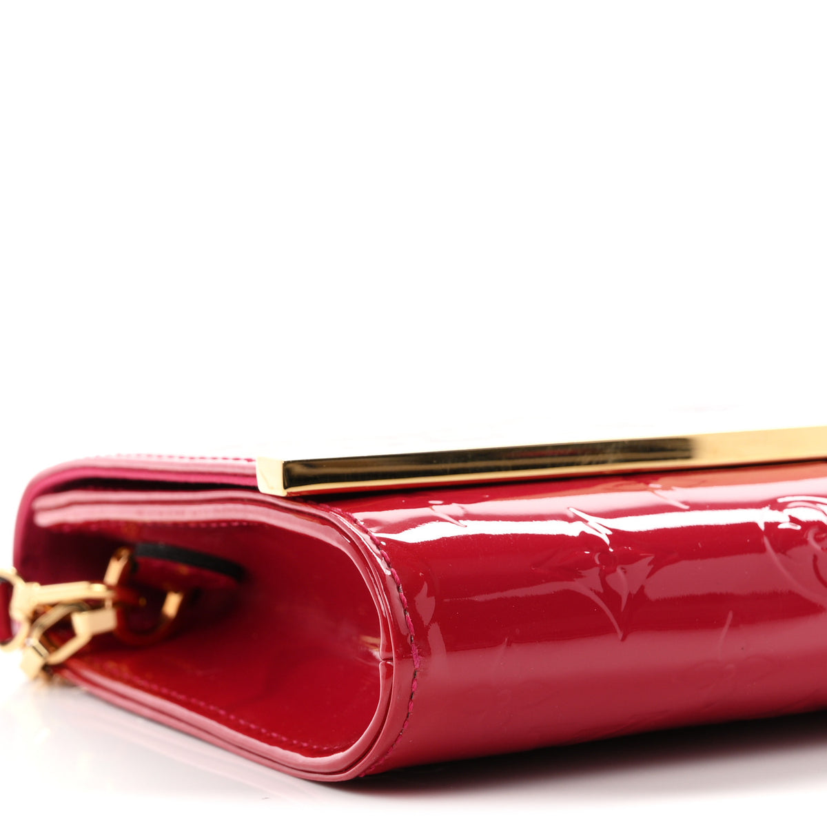 Louis Vuitton Vernis Ana Clutch Rose Indien 8 of 9