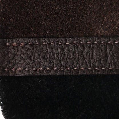 Hermes Taurillon Clemence Casaque Picotin Lock 18 PM Black Ebene Trench 7 of 11