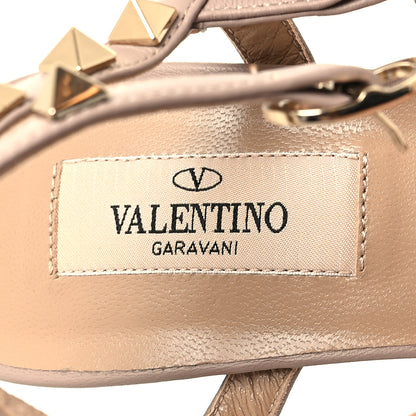 Valentino Garavani VALENTINO GARAVANI Patent Nappa Rockstud Ankle Strap 65mm Pumps 37 Black Poudre 8 of 8