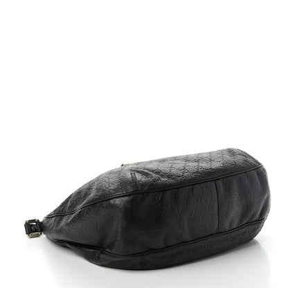 Gucci Guccissima Large New Ladies Web Hobo Black 4 of 11