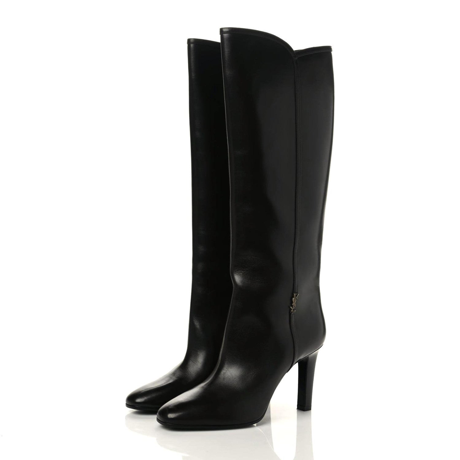 Saint Laurent Jane 90 Knee High Boots 41 Black 2 of 9