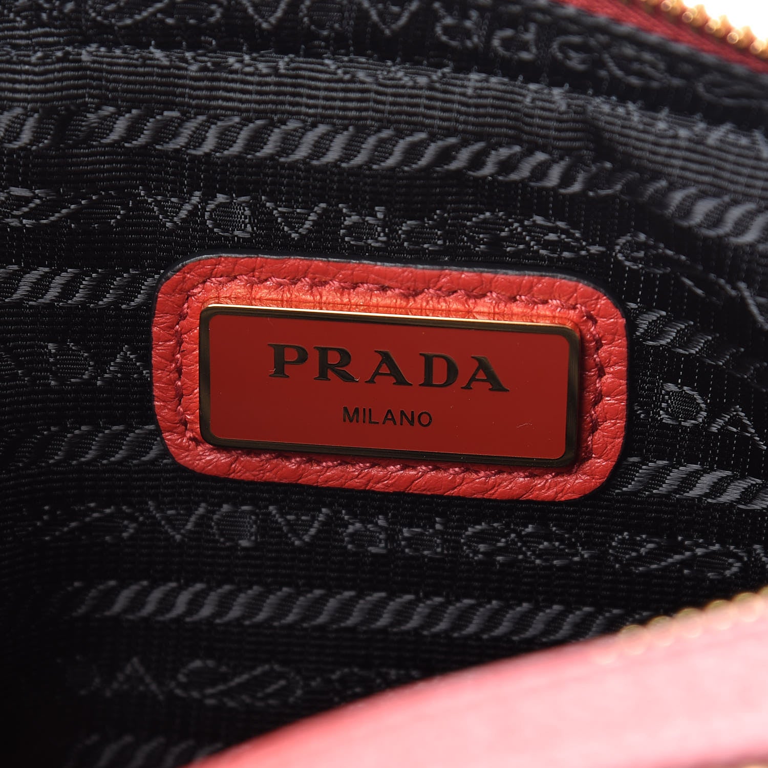 Prada Vitello Phenix Camera Bag Rosso 7 of 11