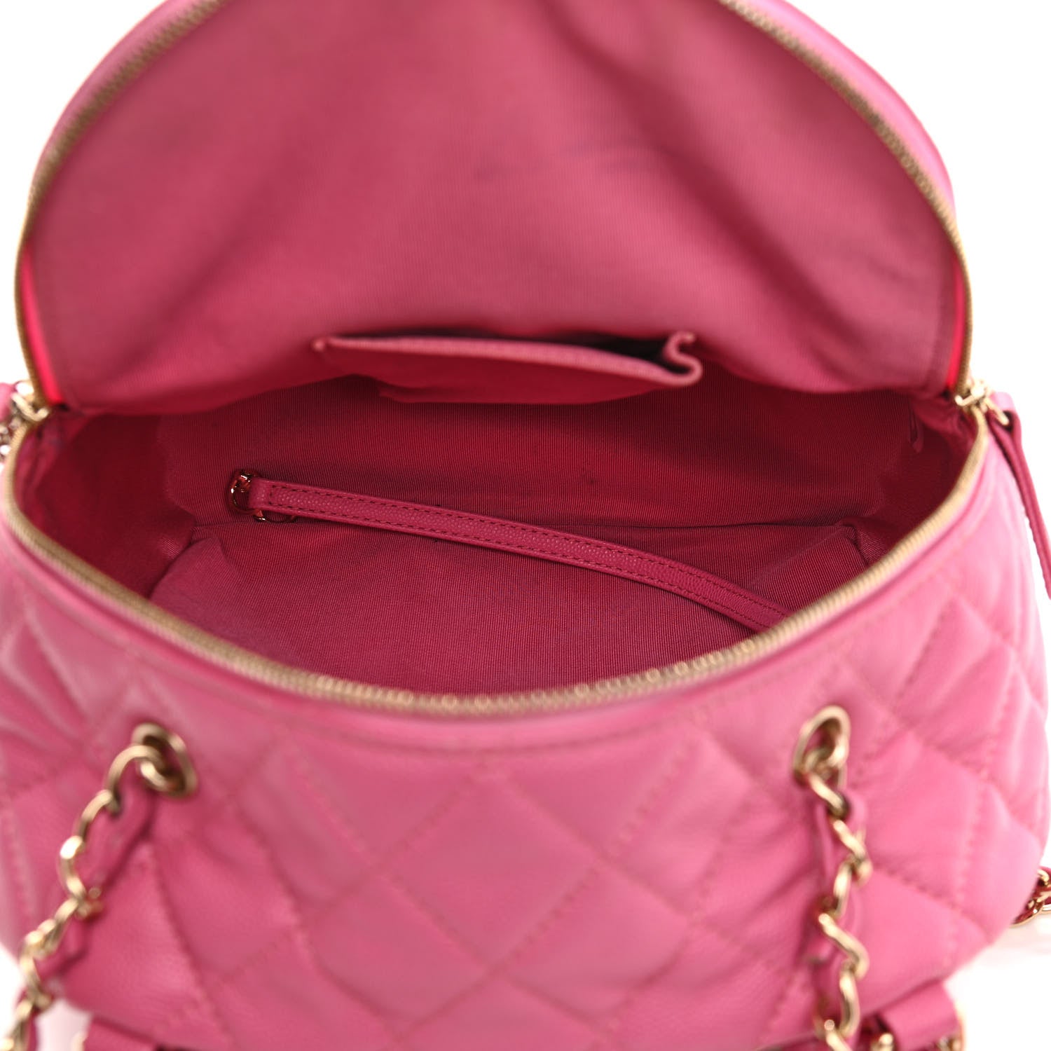 Chanel Caviar Quilted Large CC Day Backpack Pink 4 of 14