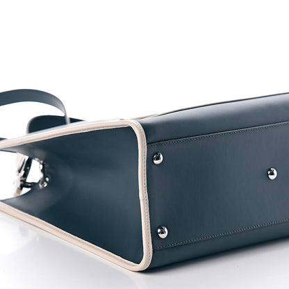 Fendi Vitello Century Opaco F is Fendi Bi-Color Regular Runaway Satchel Amazzonia Camelia 9 of 10