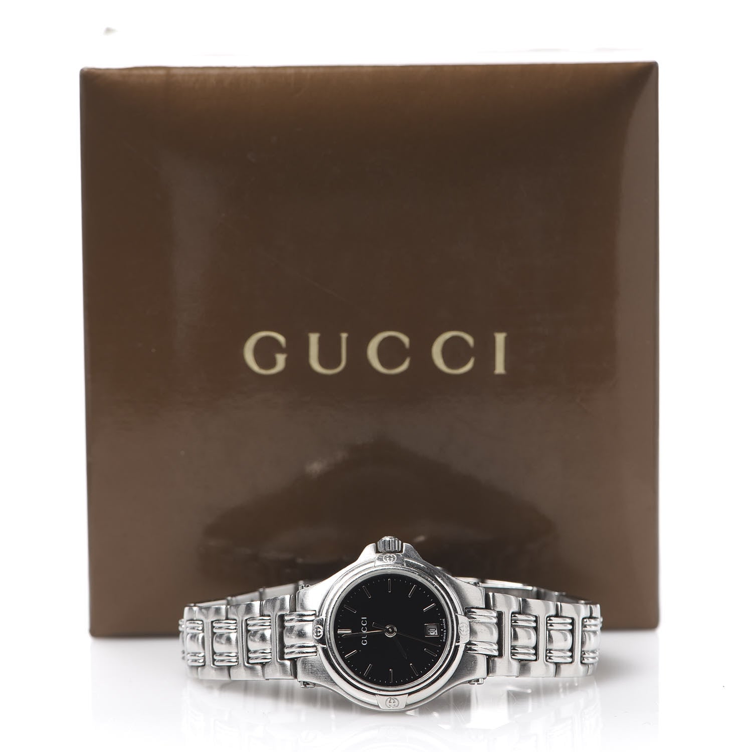 Gucci Stainless Steel 26mm 9040L Quartz Watch Black 7 of 7