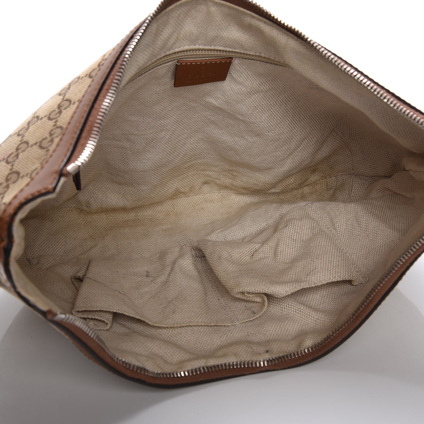 Monogram Medium Half Moon Hobo Brown