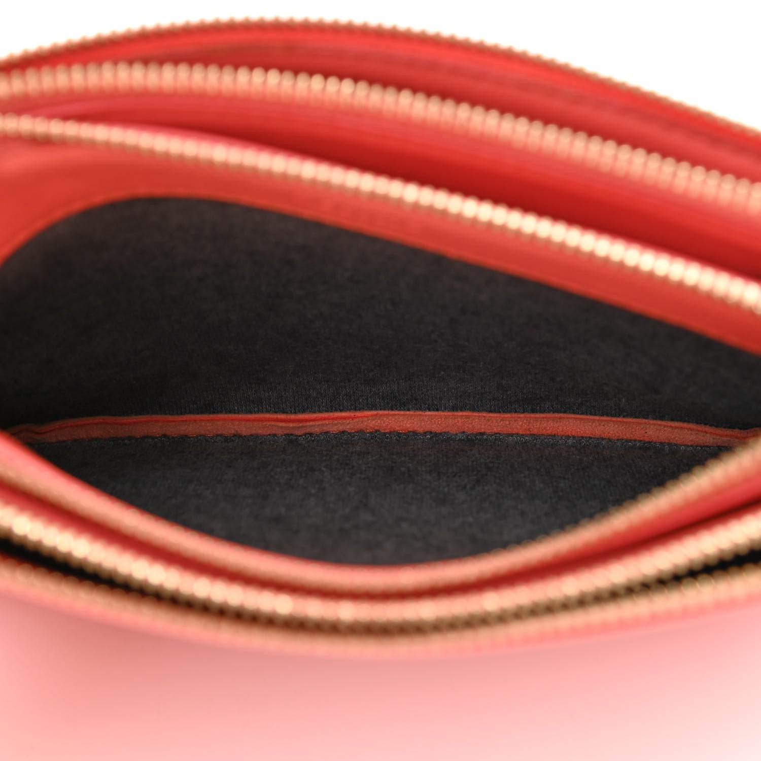 Celine Lambskin Small Trio Crossbody Bag Light Ruby 6 of 18