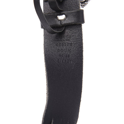 Gucci Calfskin Dionysus Braided Belt 95 38 Black 3 of 3