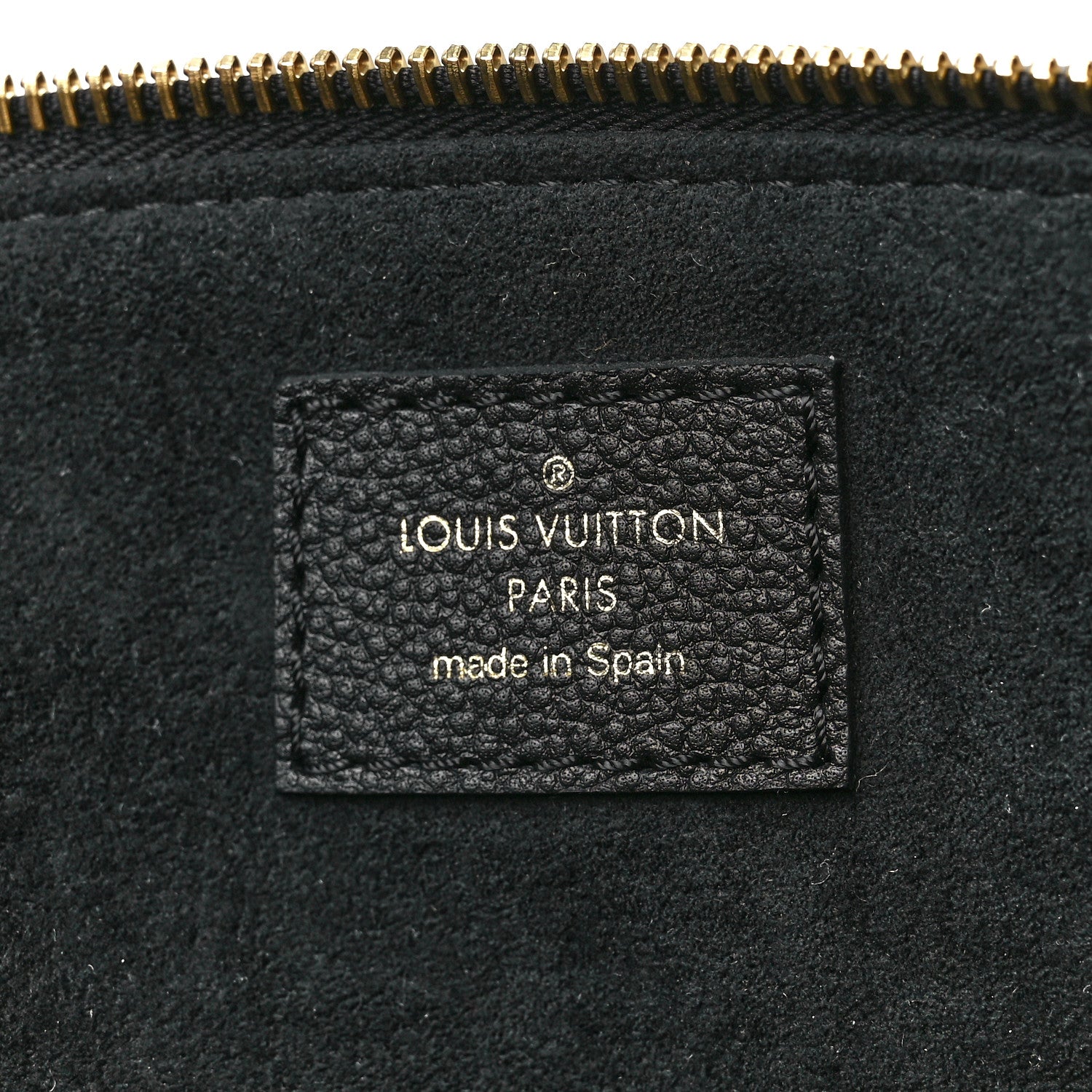 Louis Vuitton LOUIS VUITTON Empreinte Monogram Giant Petit Palais Black Beige 6 of 11