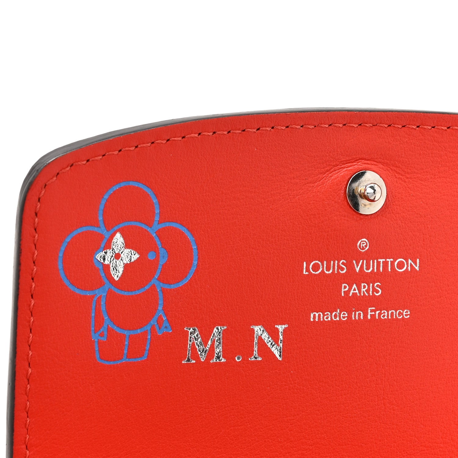 Louis Vuitton Mahina Iris Compact Wallet NM Blue Red 7 of 14