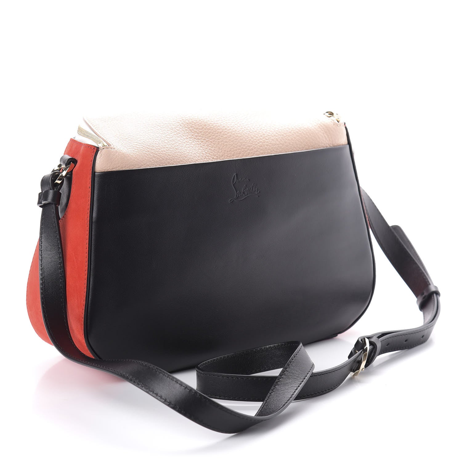 Christian Louboutin Calfskin Salina Messenger Bag Corazon 3 of 10