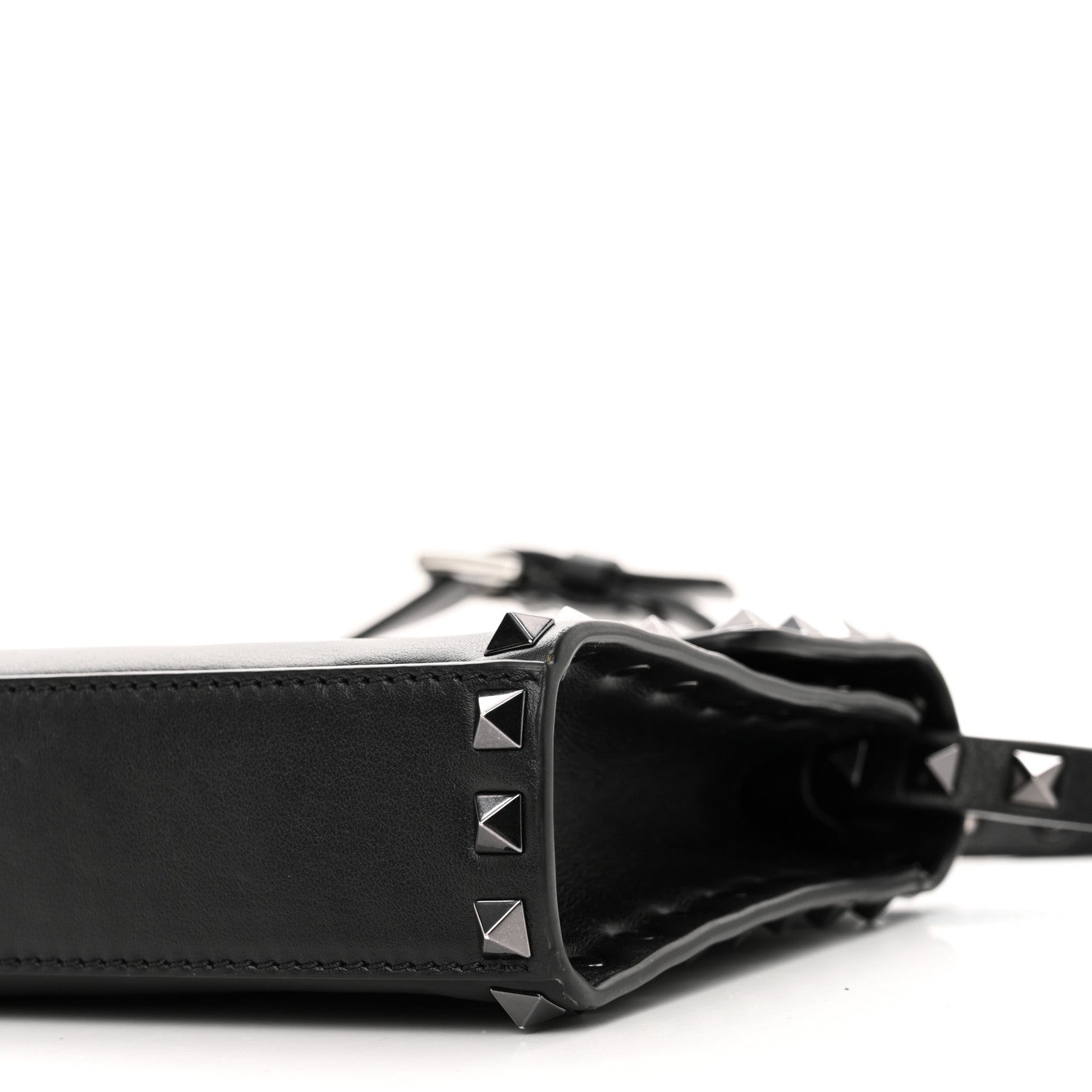 Valentino Garavani Vitello Monochrome Flap Crossbody Bag Black 9 of 9