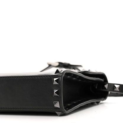 Valentino Garavani Vitello Monochrome Flap Crossbody Bag Black 9 of 9