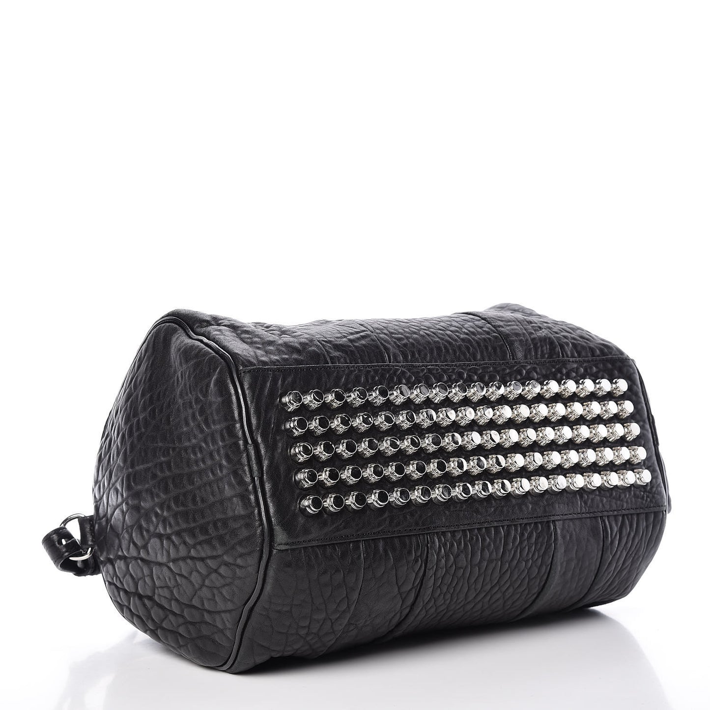 Pebbled Lambskin Rocco Black Nickel Hardware