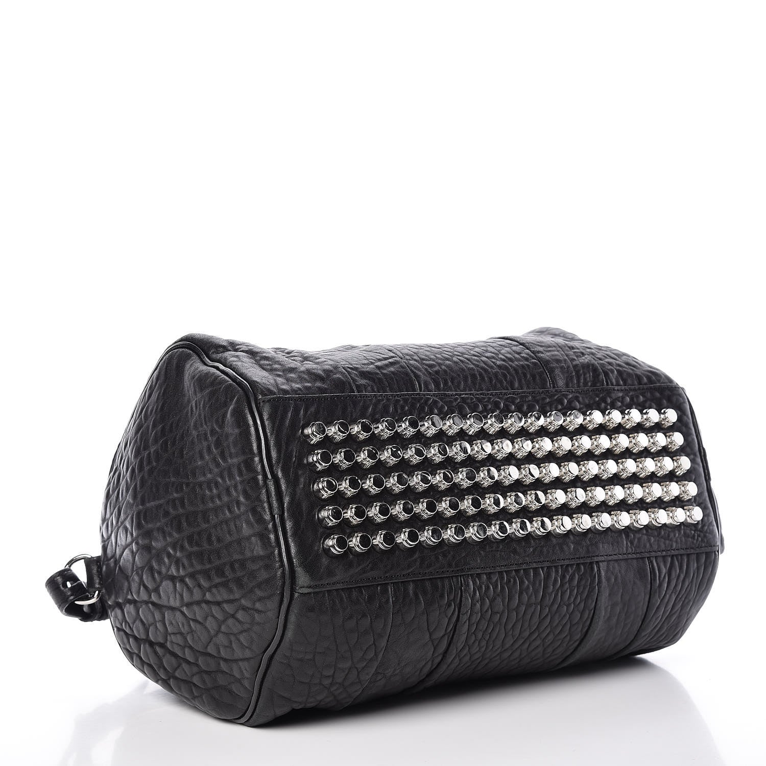 Alexander Wang Pebbled Lambskin Rocco Black Nickel Hardware 4 of 9