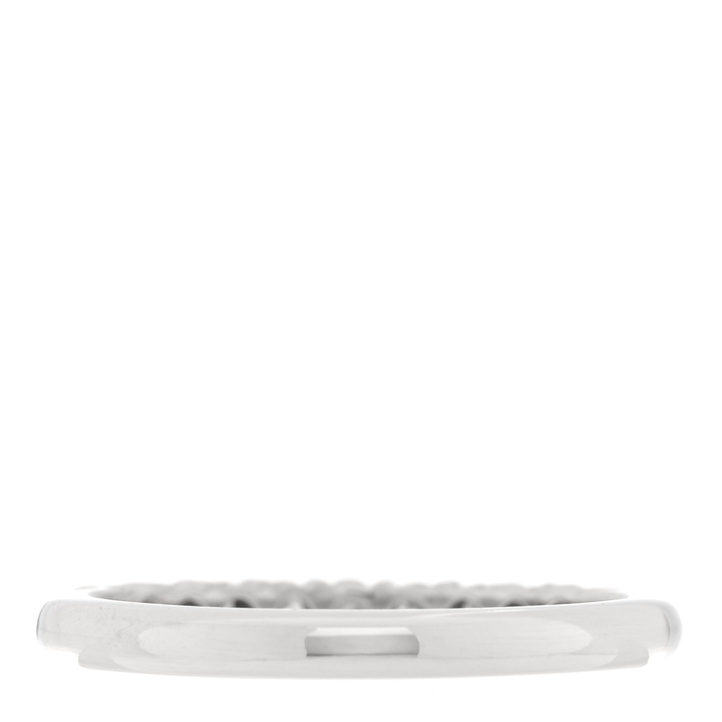 Platinum Diamond .27ctw 2.2mm Half Circle Forever Band Ring 52 6