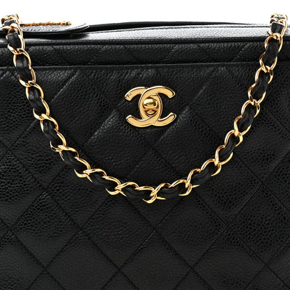 Chanel Caviar Quilted Camera Case Black 9 of 11