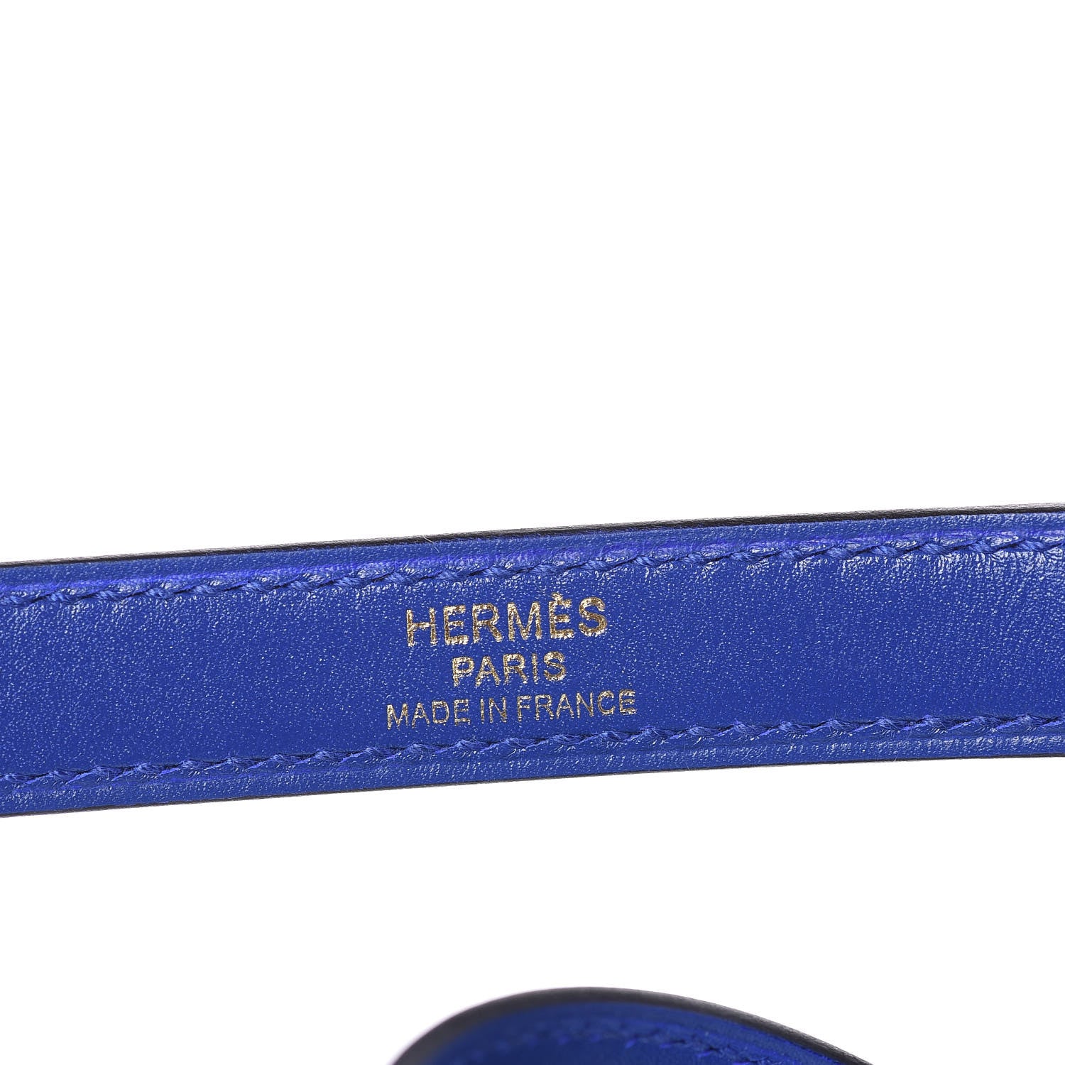 Hermes Tadelakt Kelly Sellier 28 Bleu Electrique 29 of 33