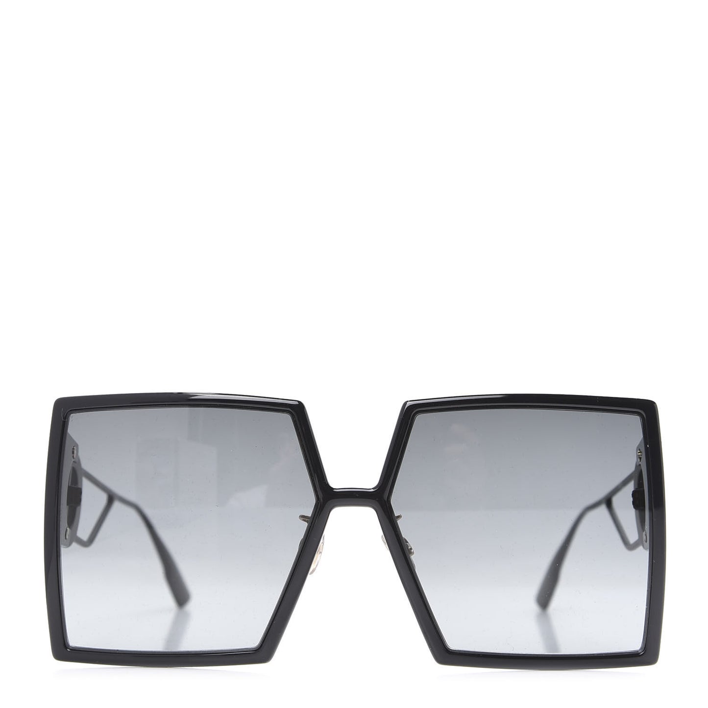 Square 30 Montaigne Sunglasses Black