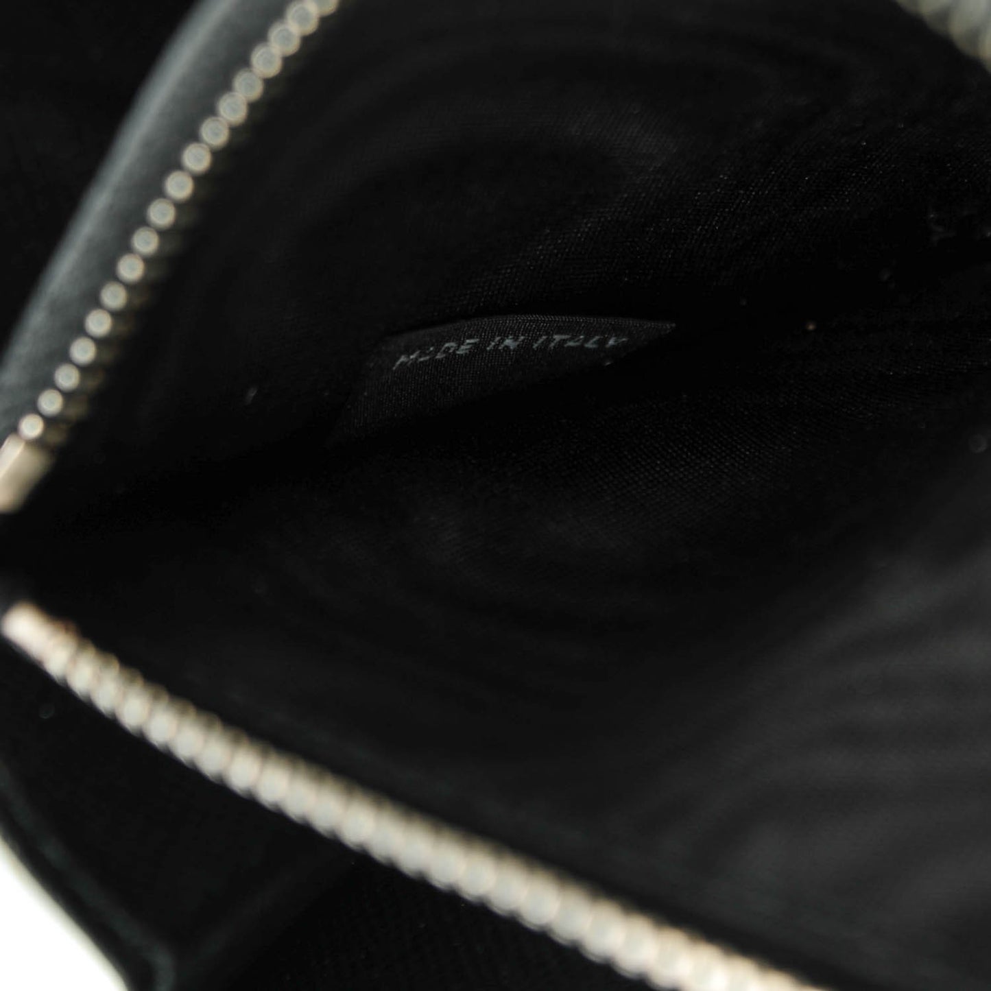 Saffiano Large Zip Around Travel Wallet Nero Black
