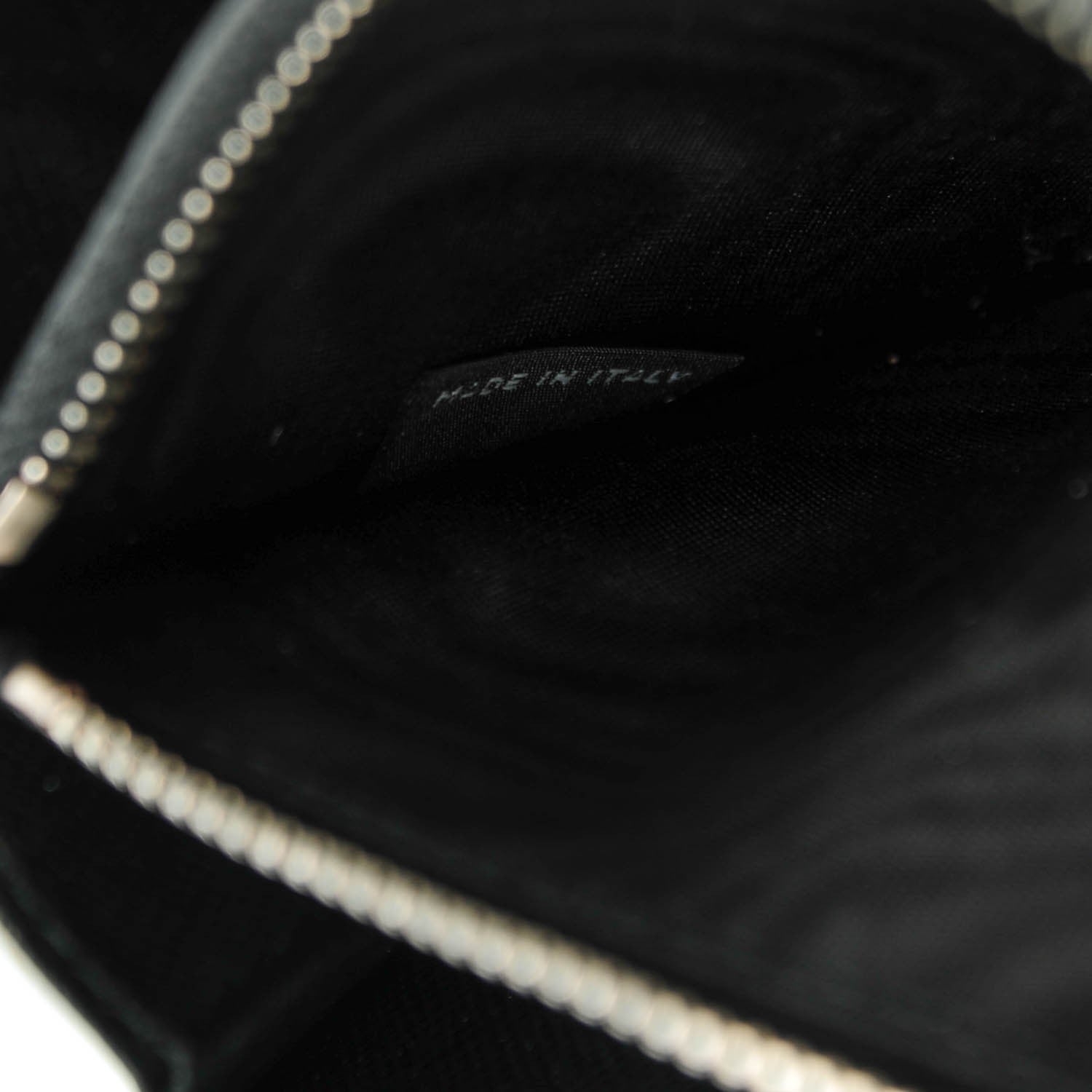 Prada Saffiano Large Zip Around Travel Wallet Nero Black 6 of 8