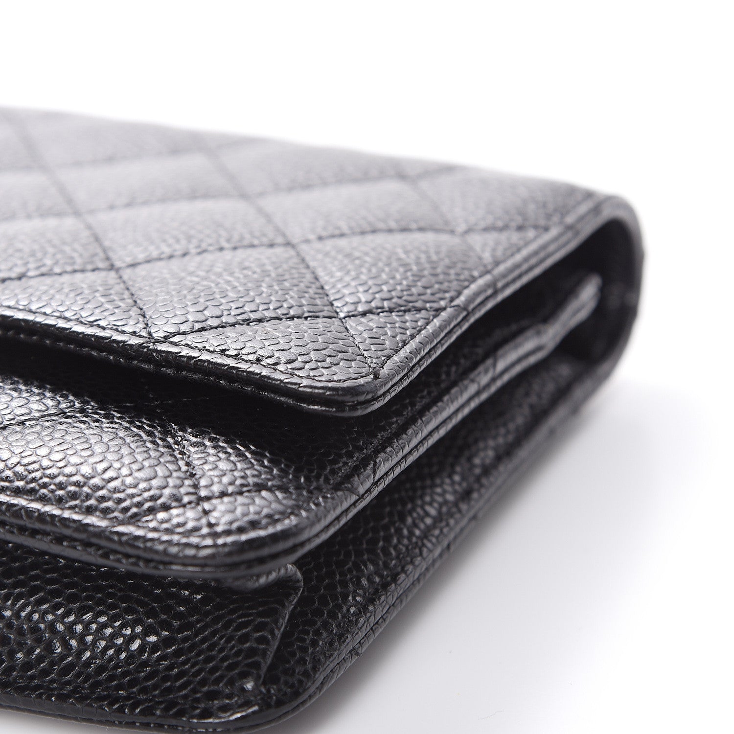 Chanel Caviar Quilted Wallet On Chain WOC Black 12 of 15