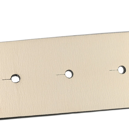 Chanel Calfskin CC Reversible Belt 85 White Black 3 of 9