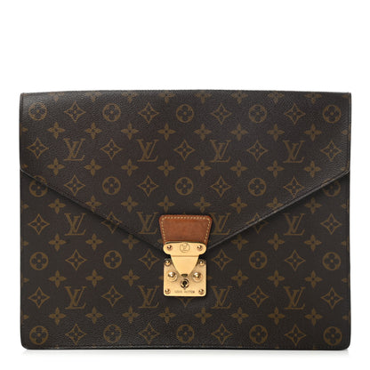 Louis Vuitton Monogram Porte-Documents Senateur Document Holder 1 of 13
