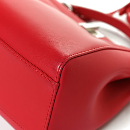 Fendi Nappa Mini Peekaboo Iconic Satchel Fiamma 20 of 24